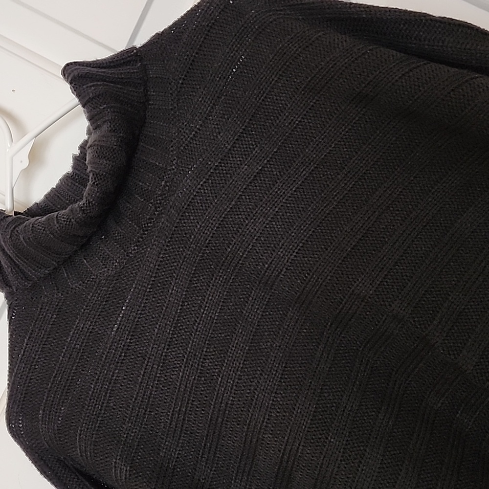 DG2 Diane Gilman Bell Sleeve Turtleneck Sweater